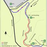 Esels-Trail : die Route