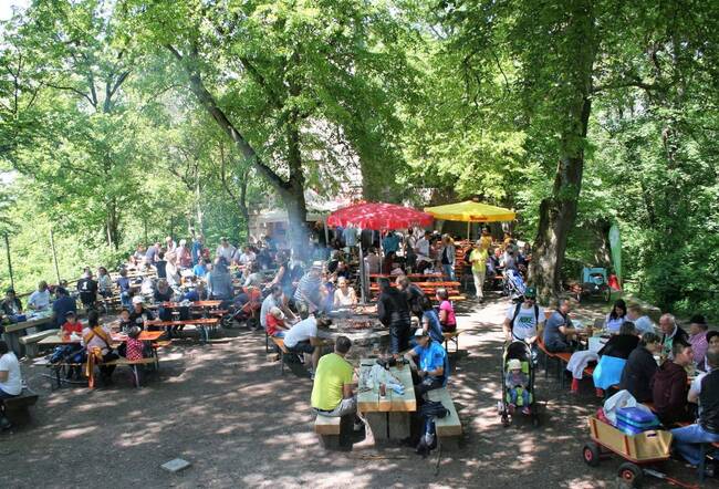 Vatertag auf der Weilerburg. Foto: Peter Weingärtner